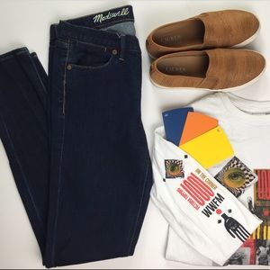 Dark Wash MADEWELL “Skinny Skinny” Jeans